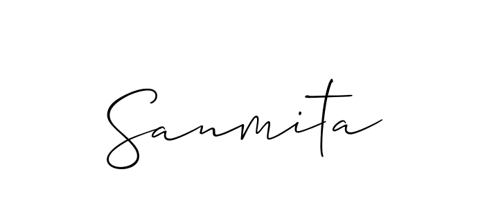 How to make Sanmita name signature. Use Allison_Script style for creating short signs online. This is the latest handwritten sign. Sanmita signature style 2 images and pictures png