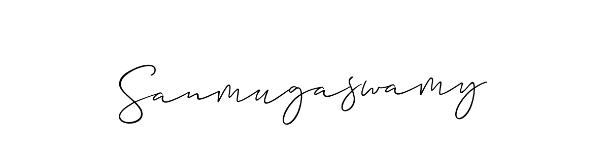 Design your own signature with our free online signature maker. With this signature software, you can create a handwritten (Allison_Script) signature for name Sanmugaswamy. Sanmugaswamy signature style 2 images and pictures png