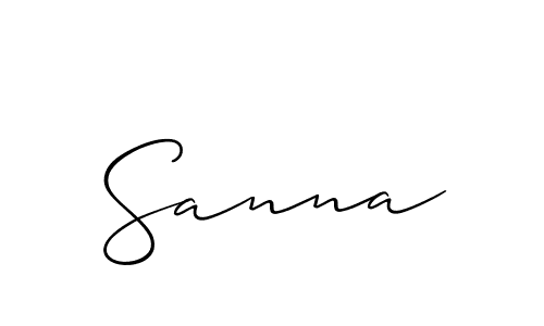 Allison_Script is a professional signature style that is perfect for those who want to add a touch of class to their signature. It is also a great choice for those who want to make their signature more unique. Get Sanna name to fancy signature for free. Sanna signature style 2 images and pictures png