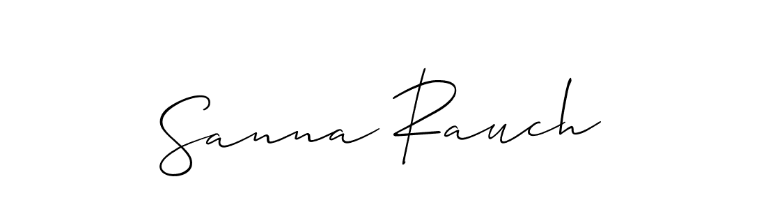 Best and Professional Signature Style for Sanna Rauch. Allison_Script Best Signature Style Collection. Sanna Rauch signature style 2 images and pictures png