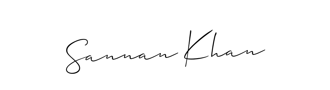 Once you've used our free online signature maker to create your best signature Allison_Script style, it's time to enjoy all of the benefits that Sannan Khan name signing documents. Sannan Khan signature style 2 images and pictures png