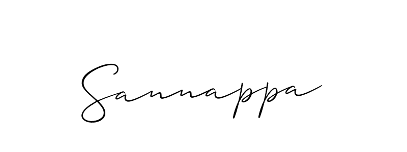 How to Draw Sannappa signature style? Allison_Script is a latest design signature styles for name Sannappa. Sannappa signature style 2 images and pictures png