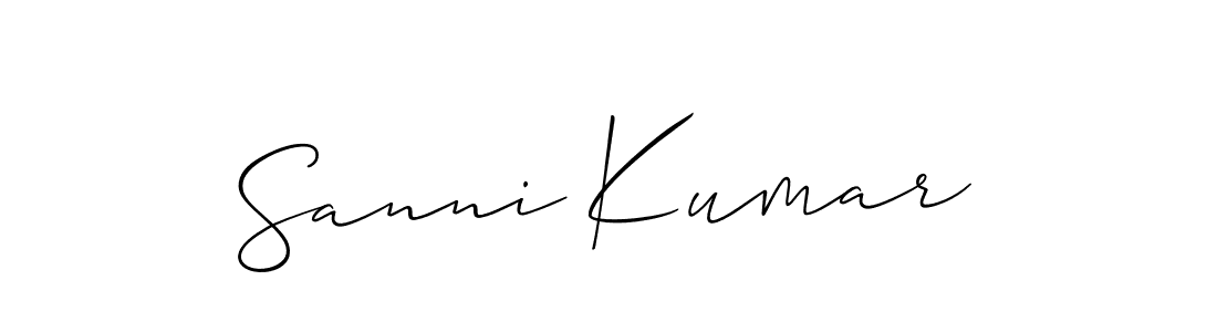 Here are the top 10 professional signature styles for the name Sanni Kumar. These are the best autograph styles you can use for your name. Sanni Kumar signature style 2 images and pictures png