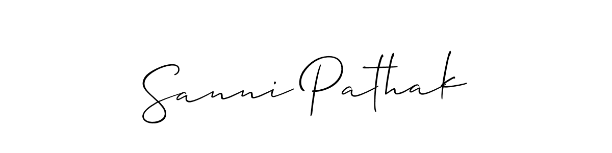 Best and Professional Signature Style for Sanni Pathak. Allison_Script Best Signature Style Collection. Sanni Pathak signature style 2 images and pictures png