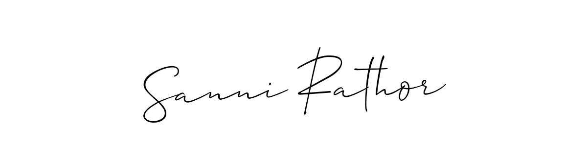 Allison_Script is a professional signature style that is perfect for those who want to add a touch of class to their signature. It is also a great choice for those who want to make their signature more unique. Get Sanni Rathor name to fancy signature for free. Sanni Rathor signature style 2 images and pictures png