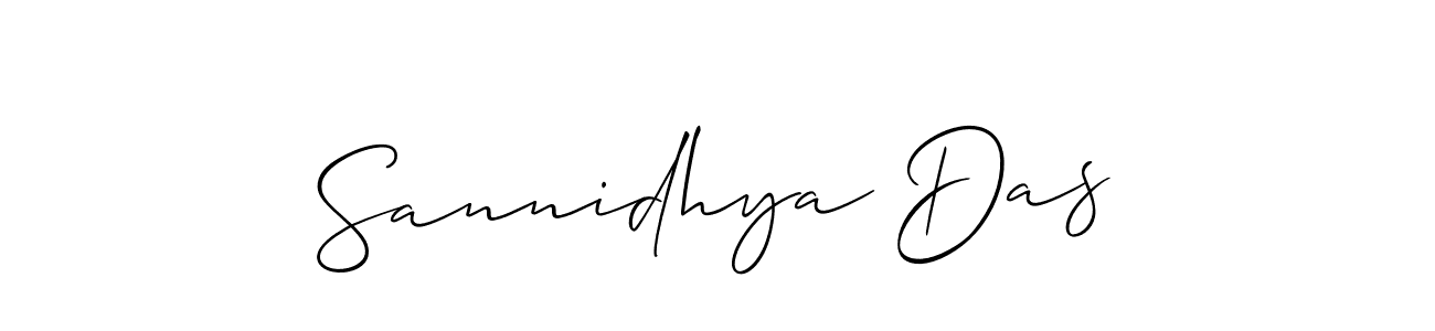 Make a beautiful signature design for name Sannidhya Das. With this signature (Allison_Script) style, you can create a handwritten signature for free. Sannidhya Das signature style 2 images and pictures png