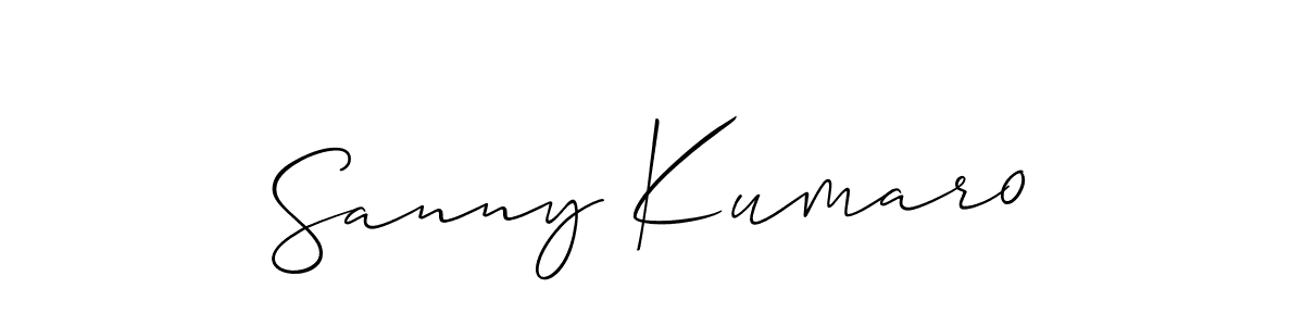 Also we have Sanny Kumar0 name is the best signature style. Create professional handwritten signature collection using Allison_Script autograph style. Sanny Kumar0 signature style 2 images and pictures png