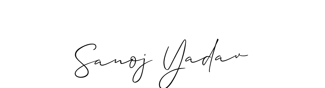 if you are searching for the best signature style for your name Sanoj Yadav. so please give up your signature search. here we have designed multiple signature styles  using Allison_Script. Sanoj Yadav signature style 2 images and pictures png