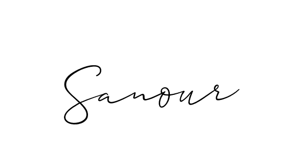 if you are searching for the best signature style for your name Sanour. so please give up your signature search. here we have designed multiple signature styles  using Allison_Script. Sanour signature style 2 images and pictures png