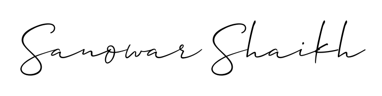 Express your personality with a custom Sanowar Shaikh signature crafted with Allison_Script typography. Free transparent PNG download available. Sanowar Shaikh signature style 2 images and pictures png