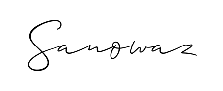 Looking for an artistic signature for Sanowaz? The Allison_Script calligraphy style gives a sophisticated flow suitable for business cards and emails. Sanowaz signature style 2 images and pictures png