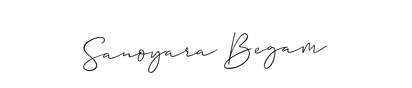 Similarly Allison_Script is the best handwritten signature design. Signature creator online .You can use it as an online autograph creator for name Sanoyara Begam. Sanoyara Begam signature style 2 images and pictures png