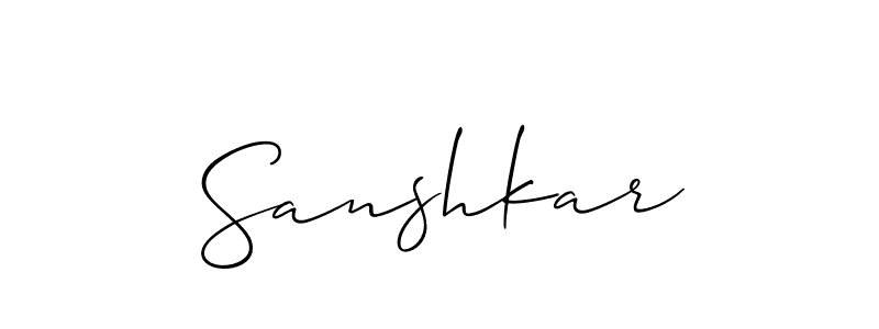 Once you've used our free online signature maker to create your best signature Allison_Script style, it's time to enjoy all of the benefits that Sanshkar name signing documents. Sanshkar signature style 2 images and pictures png