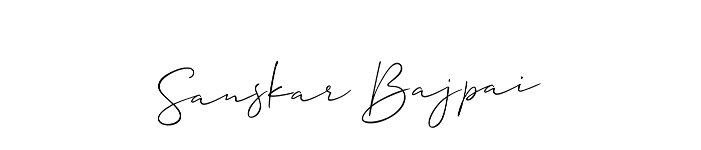 Make a beautiful signature design for name Sanskar Bajpai. Use this online signature maker to create a handwritten signature for free. Sanskar Bajpai signature style 2 images and pictures png