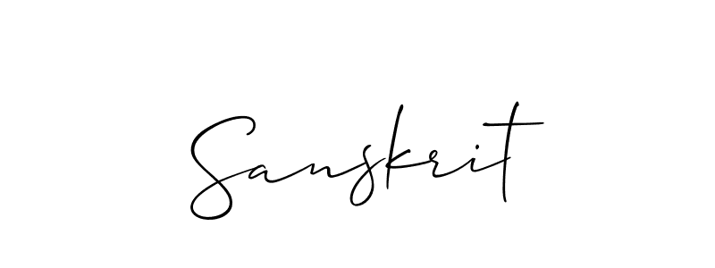 It looks lik you need a new signature style for name Sanskrit. Design unique handwritten (Allison_Script) signature with our free signature maker in just a few clicks. Sanskrit signature style 2 images and pictures png