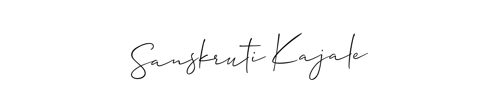 Make a beautiful signature design for name Sanskruti Kajale. Use this online signature maker to create a handwritten signature for free. Sanskruti Kajale signature style 2 images and pictures png