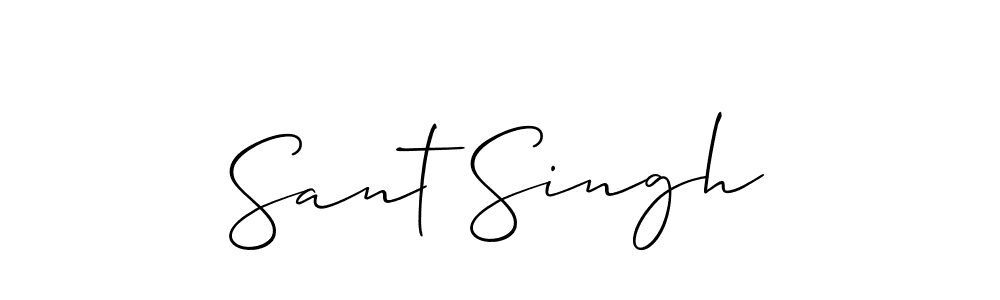 Make a beautiful signature design for name Sant Singh. Use this online signature maker to create a handwritten signature for free. Sant Singh signature style 2 images and pictures png