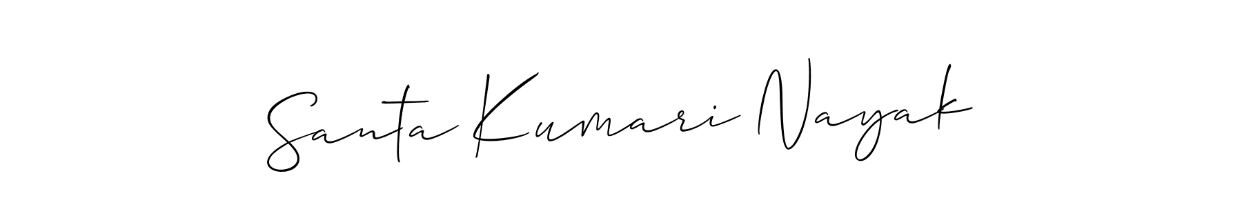 Once you've used our free online signature maker to create your best signature Allison_Script style, it's time to enjoy all of the benefits that Santa Kumari Nayak name signing documents. Santa Kumari Nayak signature style 2 images and pictures png