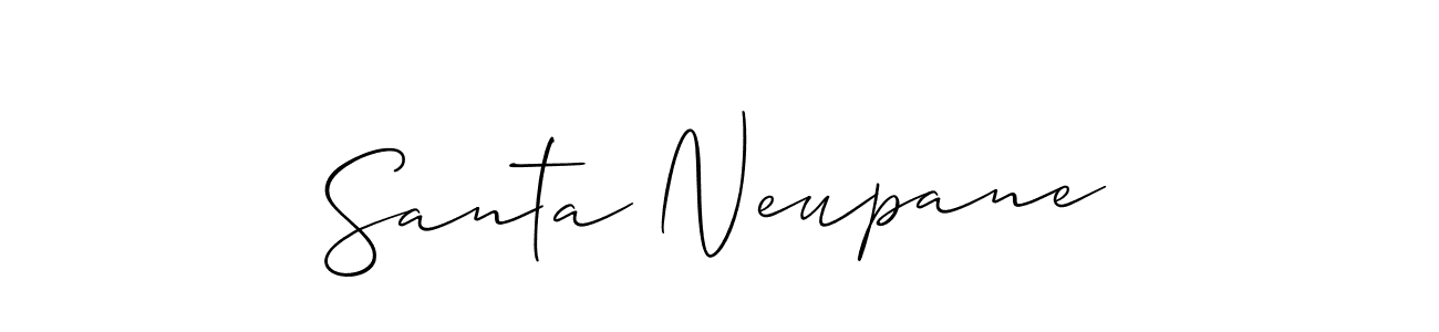 You can use this online signature creator to create a handwritten signature for the name Santa Neupane. This is the best online autograph maker. Santa Neupane signature style 2 images and pictures png