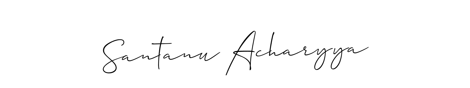 Once you've used our free online signature maker to create your best signature Allison_Script style, it's time to enjoy all of the benefits that Santanu Acharyya name signing documents. Santanu Acharyya signature style 2 images and pictures png