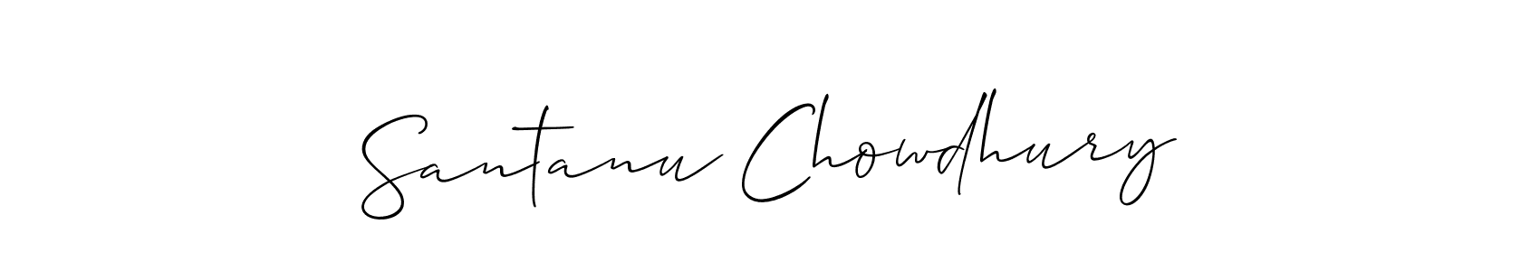 if you are searching for the best signature style for your name Santanu Chowdhury. so please give up your signature search. here we have designed multiple signature styles  using Allison_Script. Santanu Chowdhury signature style 2 images and pictures png