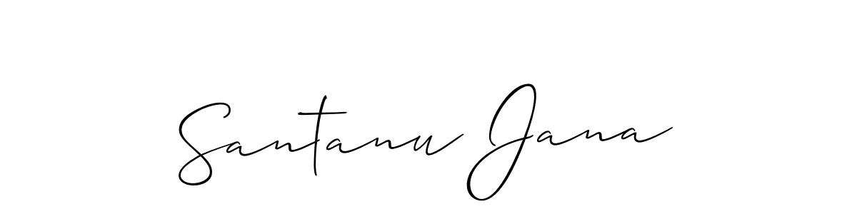 Best and Professional Signature Style for Santanu Jana. Allison_Script Best Signature Style Collection. Santanu Jana signature style 2 images and pictures png