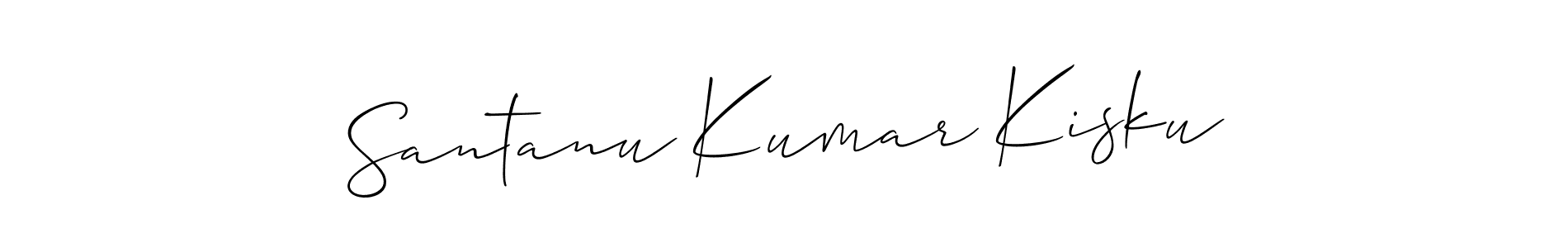 if you are searching for the best signature style for your name Santanu Kumar Kisku. so please give up your signature search. here we have designed multiple signature styles  using Allison_Script. Santanu Kumar Kisku signature style 2 images and pictures png