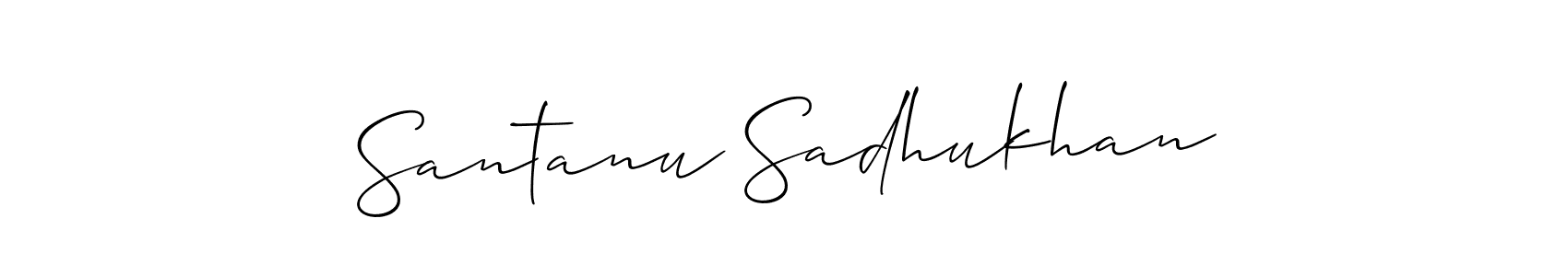 Also You can easily find your signature by using the search form. We will create Santanu Sadhukhan name handwritten signature images for you free of cost using Allison_Script sign style. Santanu Sadhukhan signature style 2 images and pictures png
