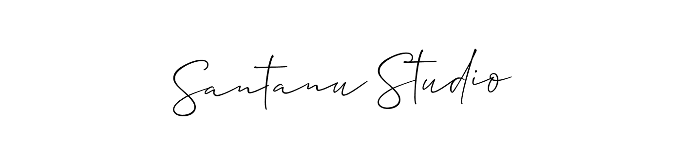 It looks lik you need a new signature style for name Santanu Studio. Design unique handwritten (Allison_Script) signature with our free signature maker in just a few clicks. Santanu Studio signature style 2 images and pictures png