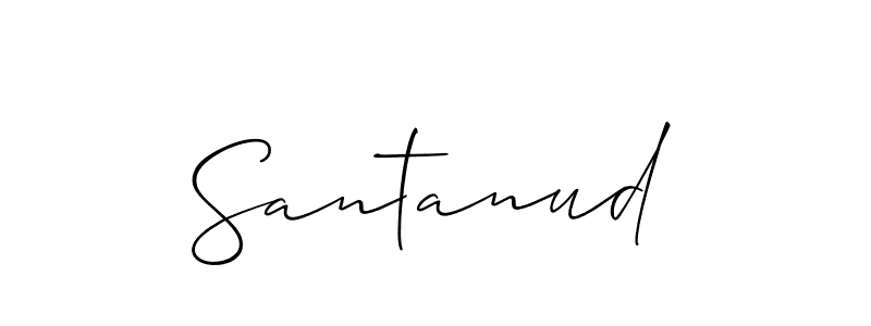 You can use this online signature creator to create a handwritten signature for the name Santanud. This is the best online autograph maker. Santanud signature style 2 images and pictures png