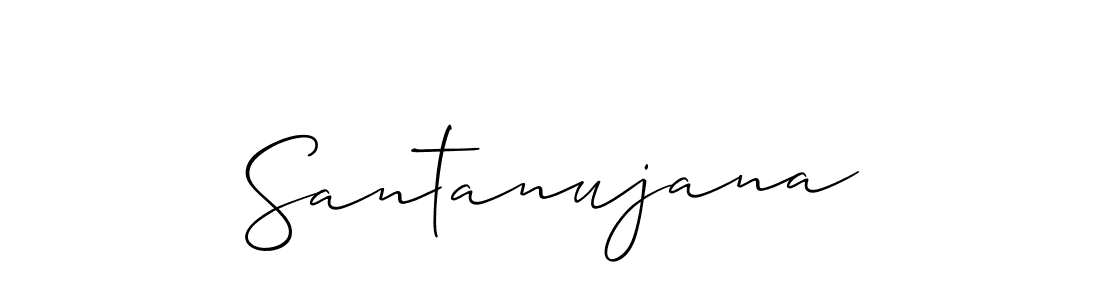 Make a beautiful signature design for name Santanujana. Use this online signature maker to create a handwritten signature for free. Santanujana signature style 2 images and pictures png