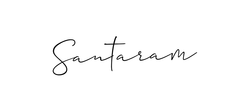 Also we have Santaram name is the best signature style. Create professional handwritten signature collection using Allison_Script autograph style. Santaram signature style 2 images and pictures png