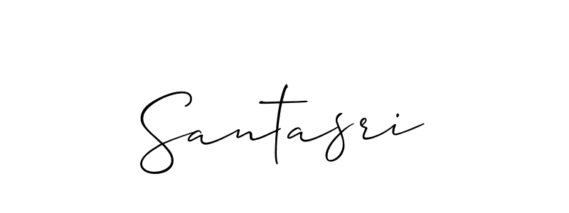 Also You can easily find your signature by using the search form. We will create Santasri name handwritten signature images for you free of cost using Allison_Script sign style. Santasri signature style 2 images and pictures png