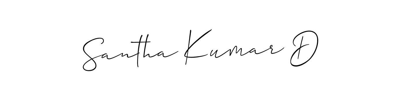 How to Draw Santha Kumar D signature style? Allison_Script is a latest design signature styles for name Santha Kumar D. Santha Kumar D signature style 2 images and pictures png
