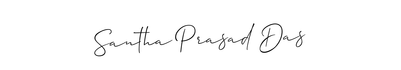 Check out images of Autograph of Santha Prasad Das name. Actor Santha Prasad Das Signature Style. Allison_Script is a professional sign style online. Santha Prasad Das signature style 2 images and pictures png
