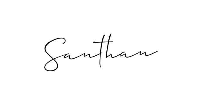 Similarly Allison_Script is the best handwritten signature design. Signature creator online .You can use it as an online autograph creator for name Santhan. Santhan signature style 2 images and pictures png