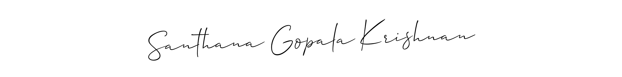 You can use this online signature creator to create a handwritten signature for the name Santhana Gopala Krishnan. This is the best online autograph maker. Santhana Gopala Krishnan signature style 2 images and pictures png