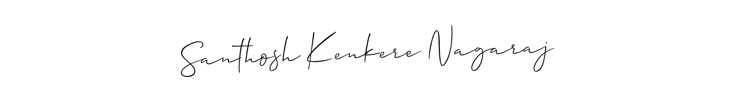 Make a short Santhosh Kenkere Nagaraj signature style. Manage your documents anywhere anytime using Allison_Script. Create and add eSignatures, submit forms, share and send files easily. Santhosh Kenkere Nagaraj signature style 2 images and pictures png