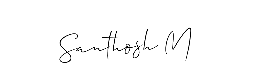 Here are the top 10 professional signature styles for the name Santhosh M. These are the best autograph styles you can use for your name. Santhosh M signature style 2 images and pictures png