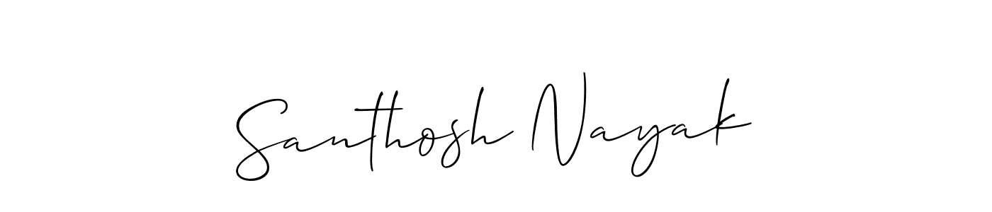 Once you've used our free online signature maker to create your best signature Allison_Script style, it's time to enjoy all of the benefits that Santhosh Nayak name signing documents. Santhosh Nayak signature style 2 images and pictures png