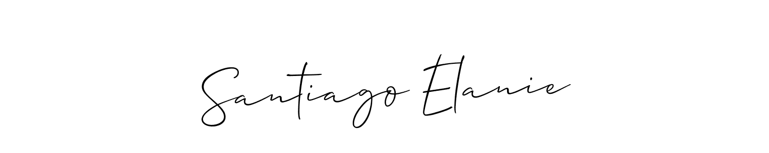Here are the top 10 professional signature styles for the name Santiago Elanie. These are the best autograph styles you can use for your name. Santiago Elanie signature style 2 images and pictures png