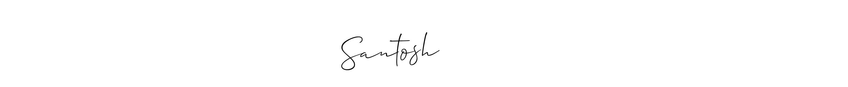 Also we have Santosh बजंत्री name is the best signature style. Create professional handwritten signature collection using Allison_Script autograph style. Santosh बजंत्री signature style 2 images and pictures png