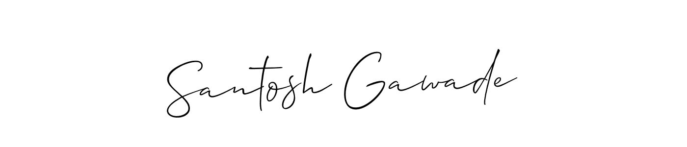 Here are the top 10 professional signature styles for the name Santosh Gawade. These are the best autograph styles you can use for your name. Santosh Gawade signature style 2 images and pictures png