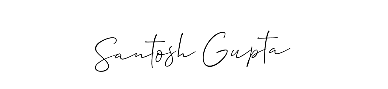 You should practise on your own different ways (Allison_Script) to write your name (Santosh Gupta) in signature. don't let someone else do it for you. Santosh Gupta signature style 2 images and pictures png