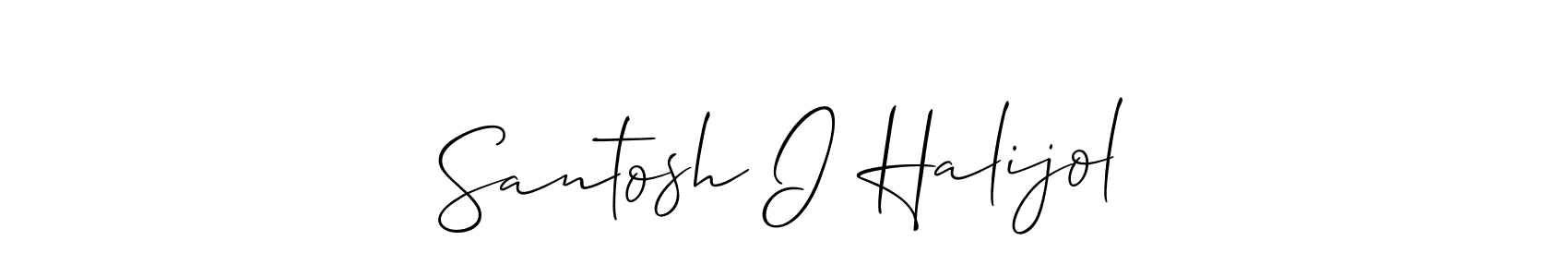 Here are the top 10 professional signature styles for the name Santosh I Halijol. These are the best autograph styles you can use for your name. Santosh I Halijol signature style 2 images and pictures png