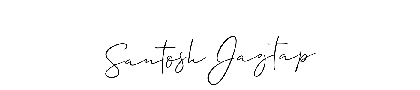 Best and Professional Signature Style for Santosh Jagtap. Allison_Script Best Signature Style Collection. Santosh Jagtap signature style 2 images and pictures png