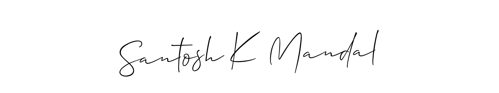 Here are the top 10 professional signature styles for the name Santosh K Mandal. These are the best autograph styles you can use for your name. Santosh K Mandal signature style 2 images and pictures png