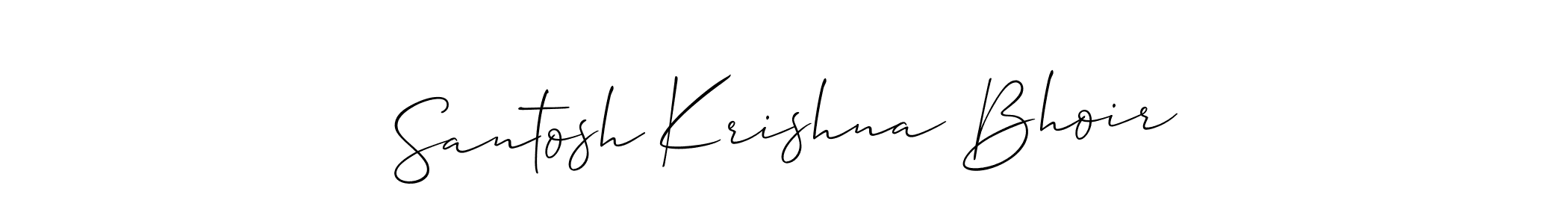 Check out images of Autograph of Santosh Krishna Bhoir name. Actor Santosh Krishna Bhoir Signature Style. Allison_Script is a professional sign style online. Santosh Krishna Bhoir signature style 2 images and pictures png