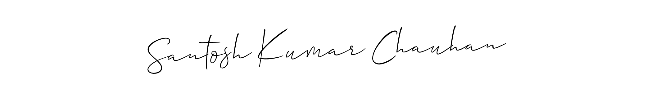 It looks lik you need a new signature style for name Santosh Kumar Chauhan. Design unique handwritten (Allison_Script) signature with our free signature maker in just a few clicks. Santosh Kumar Chauhan signature style 2 images and pictures png