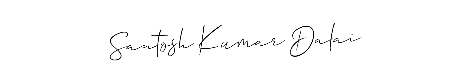 Make a beautiful signature design for name Santosh Kumar Dalai. Use this online signature maker to create a handwritten signature for free. Santosh Kumar Dalai signature style 2 images and pictures png